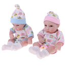 Handmade 10'' Reborn Silicone Simulation Baby Doll with Hold Blanket Clothes- Girl Doll & Boy Doll Kids Bath Toy