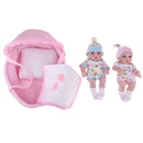 Handmade 10'' Reborn Silicone Simulation Baby Doll with Hold Blanket Clothes- Girl Doll & Boy Doll Kids Bath Toy