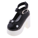1/3 BJD Dolls High Heels Shoes For SD Dollfie Doll Costume Accessory Black