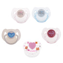 Baby Doll Lovely Cartoon Dummy Pacifier Reborn Magnetic Pacifier Toy Accessories Pink & Clear