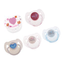 Baby Doll Lovely Cartoon Dummy Pacifier Reborn Magnetic Pacifier Toy Accessories Pink & Clear