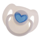 Cute Cartoon Dummy Pacifier & Magnet Set Baby Doll Supplies for Reborn Newborn Doll White & Blue