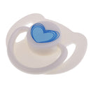 Cute Cartoon Dummy Pacifier & Magnet Set Baby Doll Supplies for Reborn Newborn Doll White & Blue