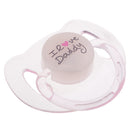 ABS Plastic Dummy Pacifier Reborn Magnetic Pacifier Toy Baby Doll Supplies Kids Birthday Gift Clear & White