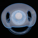 ABS Plastic Dummy Pacifier Reborn Magnetic Pacifier Toy Baby Doll Supplies Kids Birthday Gift Clear & Blue