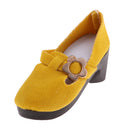 Fashion Doll PU Leather High Heel Block Shoes For 1/3 BJD Doll Clothes Accs
