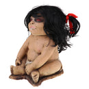 Long Hair Red Eyes Creepy Woman Ghost Doll for Halloween Day Props Party Decoration