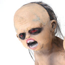 Double Heads Red Eyes Creepy Ghost Doll for Halloween Day Props Party Decoration