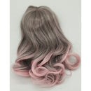Mixed Color Curls BJD Dolls Hairpiece With Bangs For 1/6 Blythe Takara Dolls