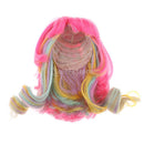Charming Multicolor Girl Doll Long Curly Wig Haircut Hairpiece for 1/3 BJD Blythe Doll Accs