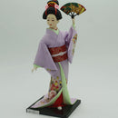 12inch Japanese Kimono Geisha Doll Kokeshi Handicraft Home Decoration Purple Clothes