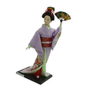 12inch Japanese Kimono Geisha Doll Kokeshi Handicraft Home Decoration Purple Clothes