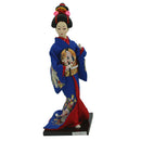 12inch Japanese Kimono Geisha Doll Kokeshi Handicraft Home Decoration Dark Blue Clothes