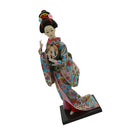30cm Vintage Japanese Kimono Geisha Doll Female Model Figurine in Floral Clothes