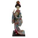 30cm Vintage Japanese Kimono Geisha Doll Female Model Figurine in Floral Clothes