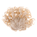 New Long Hairstyle Curly Wig for 1/8 BJD SD Doll Making Up Accessory Light Gold