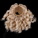 New Long Hairstyle Curly Wig for 1/8 BJD SD Doll Making Up Accessory Light Gold