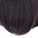Cute Girl Bangs Short Hair Wig Hairpiece for 1/3 Doll DIY Making Accessories Black Brown