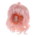 1/6 Dolls Hair Medium-length Curly Wig For 1/6 Bjd YOSD Doll Accessory Pink