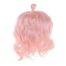 1/6 Dolls Hair Medium-length Curly Wig For 1/6 Bjd YOSD Doll Accessory Pink
