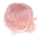 1/6 Dolls Hair Medium-length Curly Wig Neat Bangs For 1/6 Bjd YOSD Doll Accs