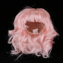 1/6 Dolls Hair Medium-length Curly Wig Neat Bangs For 1/6 Bjd YOSD Doll Accs