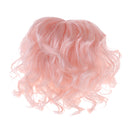 1/4 Dolls Hair Medium-length Curly Wig Neat Bangs For 1/4 Bjd YOSD Doll Accs