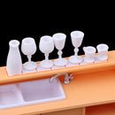 1/12 Scale Dollhouse Miniature Furniture Plastic Delxue Kitchen Set Orange