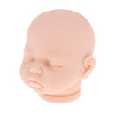 18inch Real Touch Soft Silicone Reborn Kits Lifelike Sleep Baby Doll Blank Head Limb Mold DIY Making Accessories