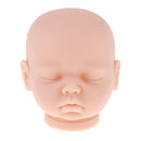 18inch Real Touch Soft Silicone Reborn Kits Lifelike Sleep Baby Doll Blank Head Limb Mold DIY Making Accessories