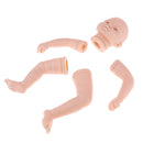 22'' Neborn Baby Kits Silicone Vinyl Head Arms Legs For Neborn Baby Doll
