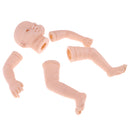 22'' Neborn Baby Kits Silicone Vinyl Head Arms Legs For Neborn Baby Doll