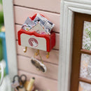 DIY Two-Sided Wood Dolls House Miniature Furniture + LED + Voice Control Switch + Dust Cover Kit