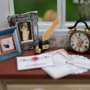 DIY Two-Sided Wood Dolls House Miniature Furniture + LED + Voice Control Switch + Dust Cover Kit