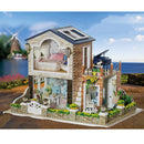 1:24 Scale DIY Handcraft Miniature Project Kit Wooden Dolls House - Ireland Town Kids Birthday Gift