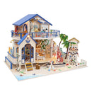 1:24 Cute Dollhouse Miniature DIY House Creative Room Perfect DIY Gift for Friends Lovers w/Dust Proof Cover