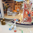 1:24 Cute Dollhouse Miniature DIY House Creative Room Perfect DIY Gift for Friends Lovers w/Dust Proof Cover