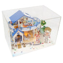 1:24 Cute Dollhouse Miniature DIY House Creative Room Perfect DIY Gift for Friends Lovers w/Dust Proof Cover