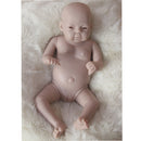 Unpainted 20inch Lifelike Reborn Girl Doll Kits Blank Full Body Vinyl Doll Mold DIY Making Accessories