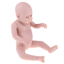 Unpainted 20inch Lifelike Reborn Girl Doll Kits Blank Full Body Vinyl Doll Mold DIY Making Accessories