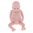 Unpainted 20inch Lifelike Reborn Girl Doll Kits Blank Full Body Vinyl Doll Mold DIY Making Accessories