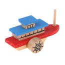 1:12 Scale Doll House Miniature Decor Wooden Building Blocks Boat Music Tool