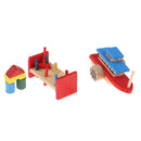 1:12 Scale Doll House Miniature Decor Wooden Building Blocks Boat Music Tool