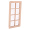 1/12 Wooden 8-Pane Frame for Dolls House Door Window Parts DIY Making Accessories Room Items Decoration