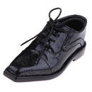 Fashion Black Laced Leather Shoes 1/3 BJD SD17 Uncle Shoes for DOD MSD DZ70 Dolls Clothing Accessory