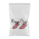 Delicate Red Laced Leather Shoes Outfit for 1/3 BJD SD17 Uncle DOD AOD Hound Dolls Accessories