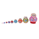Russian Wooden Nesting Dolls Matryoshka Hand Painted Colorful Flower 10PCS