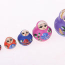 10pcs Russian Nesting Dolls Handcrafted Girls Russian Matryoshka Colorful