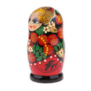5 PCS Wooden Russian Paint Nesting Dolls Flower Girl Traditional Matryoshka