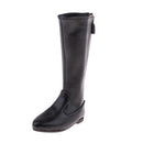 1/3 BJD Back Zip PU Leather Shoes Tall Boots For SD MSD DOD LUTS Dolls Black